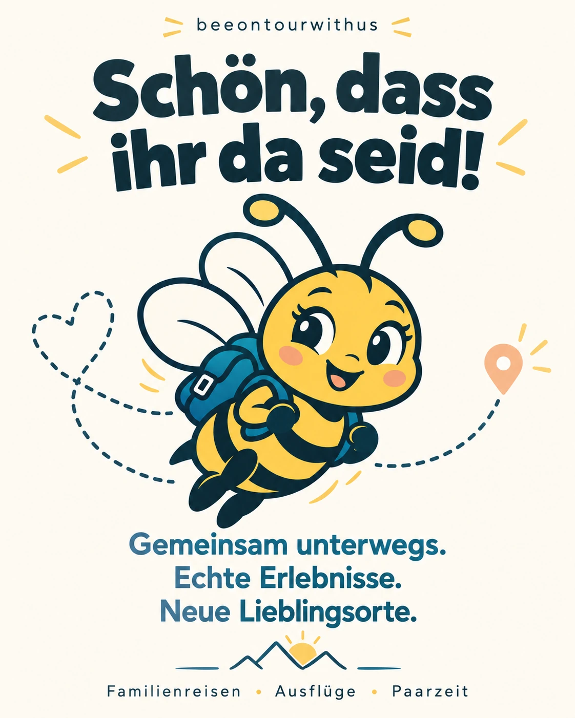 Schön, dass ihr da seid! Wir sind beeontourwithus